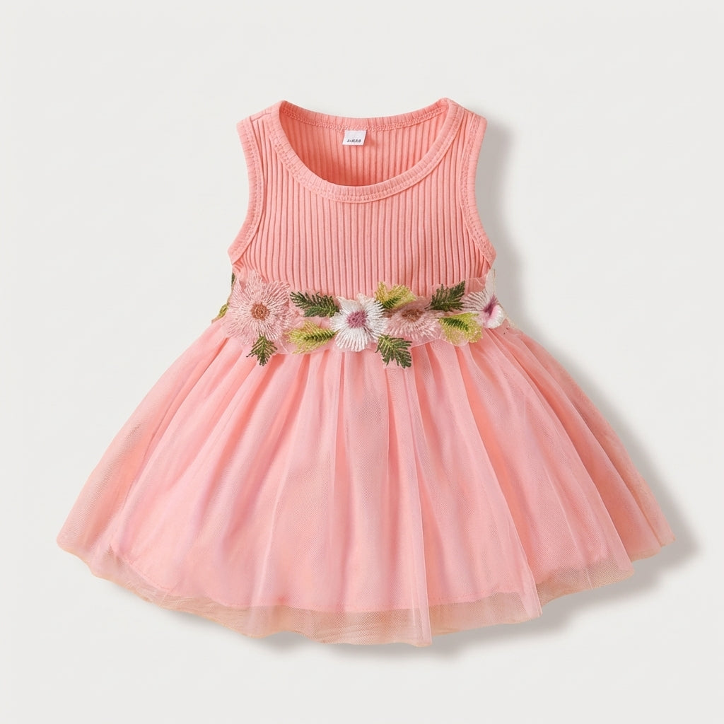Flower Waist Summer Dress