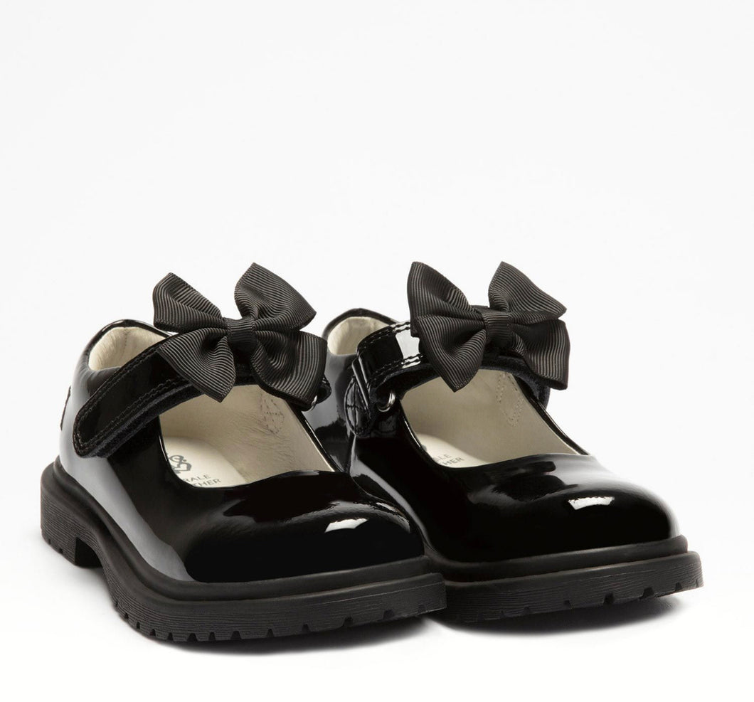 Lelli Kelly MAISIE Black Patent Leather School Shoes LKSM8661DB01