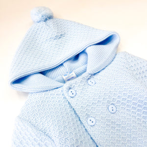 Sardon Pale Blue Knitted Jacket 023MC-213