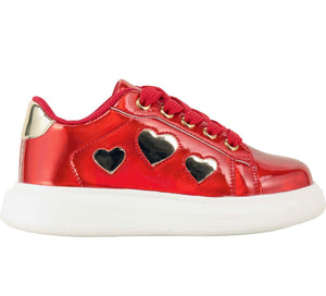 ADee QUEENY Red Chunky Heart Trainer W235102