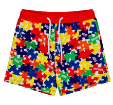 Load image into Gallery viewer, Mitch &amp; Son VINCENZO VALE Bright White Jigsaw T-shirt And Jigsaw Print Shorts MS24211 MS24214

