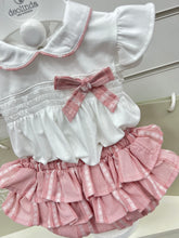 Load image into Gallery viewer, Deolinda Baby Girls Dusky Pink Jam Pants Set DBV24738

