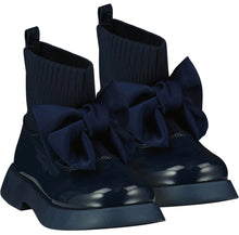 Load image into Gallery viewer, ADee MARY JANE Navy Blue Sock Wellie W236101
