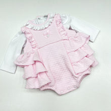 Load image into Gallery viewer, Blues Baby Girls Top And Romper With Frill And Bow BB0868 BB0868A
