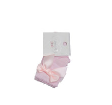 Load image into Gallery viewer, Little A ERIN Baby Pink Bow Ankle Socks LA23310
