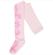 Load image into Gallery viewer, Adee AMIRA Pale Pink Peony Print Tights W231901
