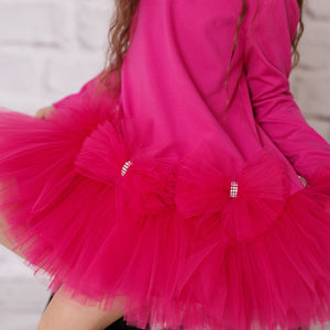 Daga Pink Bow Dress 9459