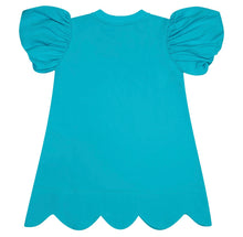 Load image into Gallery viewer, ADee OLYMPIA Aruba Blue Shell Sweat Dress S244713

