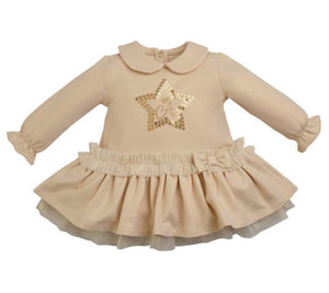 Little A FAYE Light Girls Lurex Star Dress LA23405