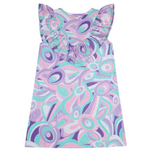 Load image into Gallery viewer, ADee NATASHA Lilac Pastel Print Jersey Dress S243709
