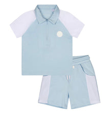 Load image into Gallery viewer, Mitch &amp; Son TREX Sky Blue Poly Polo Set MS24112
