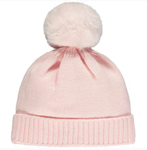Load image into Gallery viewer, ADee ASHLEY Pale Pink Pom Pom Hat W231908
