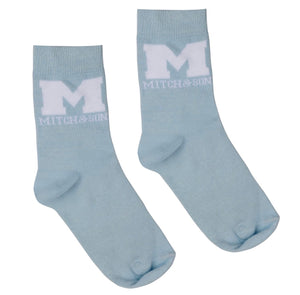 Mitch & Son TAMIR Pale Blue 2 Pack Socks MS24123