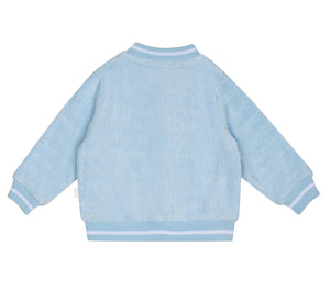 Mitch & Son SEBASTIAN Sky Blue Terry Sweatshirt & Short Set MS24003