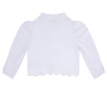 Load image into Gallery viewer, ADee LINA Bright White Sweat Cardy S241302
