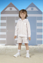 Load image into Gallery viewer, Mitch and Son TIMMY Sand Gingham Jacket MS24103
