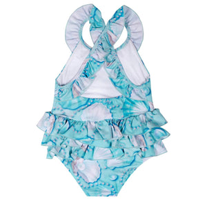 ADee ARIEL Aruba Blue Pearl Print Swimsuit S244802