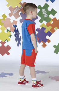 Mitch & Son VERNON Blue and Red Large Jigsaw Soft Set MS24205