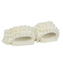 Load image into Gallery viewer, ADee FRILLY Bright White Frill Slider S245104

