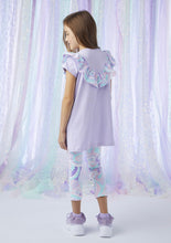 Load image into Gallery viewer, ADee NADEEN Lilac Pastel Print Legging Set S243516
