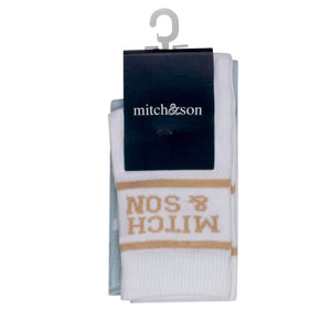 Mitch & Son TAMIR Pale Blue 2 Pack Socks MS24123