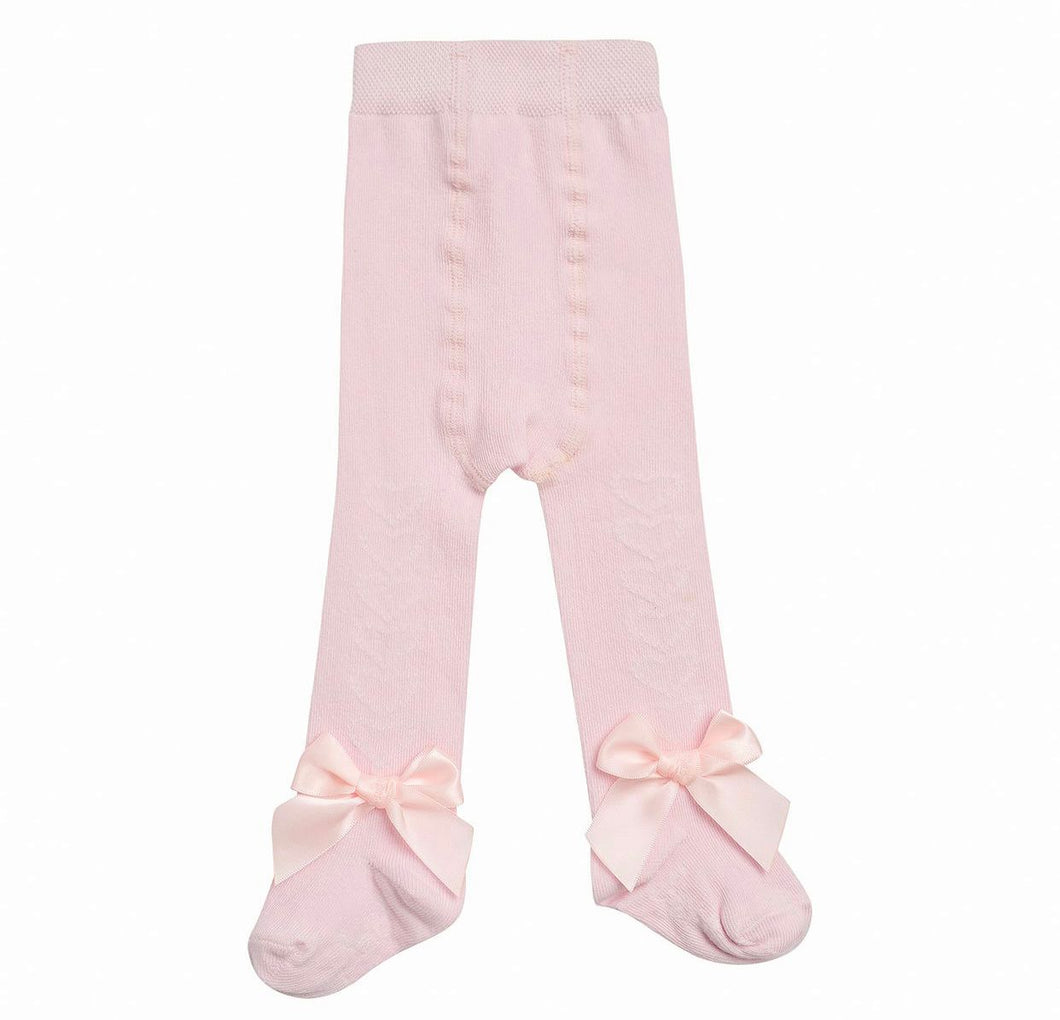 Little A Baby Pink Heart Tights LA23309
