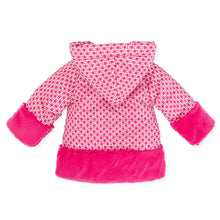 Load image into Gallery viewer, Agatha Baby Girls Cerise Pink Printed Coat 7720W23
