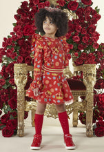 Load image into Gallery viewer, ADee COURTNEY Red Crown Print Jersey Dress W233708 PRE ORDER

