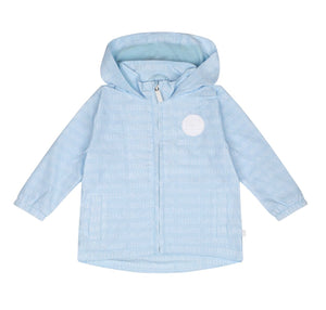 Mitch and son TED Sky Blue Print Hooded Jacket MS24101
