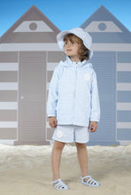 Load image into Gallery viewer, Mitch and son TED Sky Blue Print Hooded Jacket MS24101
