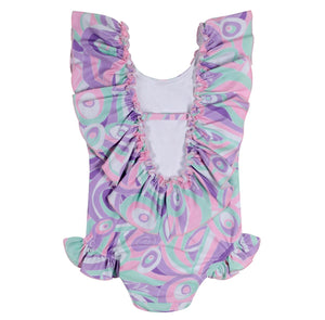 ADee DORI Lilac Pastel Print Swimsuit S243801
