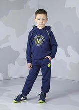 Load image into Gallery viewer, Mitch &amp; Son WATSON Navy Blue Rubber Logo Tracksuit MS24305
