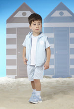 Load image into Gallery viewer, Mitch and Son TYLER Sky Blue Lightly Padded Gilet MS24104
