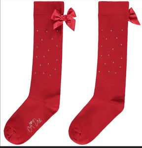 ADee Red PENNY School Socks W236901