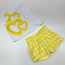 Load image into Gallery viewer, Agatha Yellow Shorts Set 8621S24
