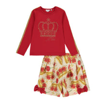 Load image into Gallery viewer, ADee CLIO CHARLOTTE Crown Print 3 Piece Shorts Set
