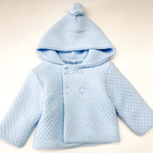 Load image into Gallery viewer, Sardon Pale Blue Knitted Cardy 023MC-213
