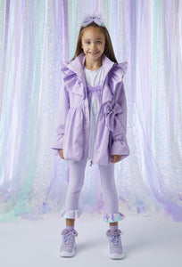 ADee NATALIE Lilac Solid Bow Jacket S241204
