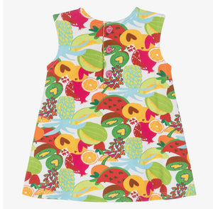 Agatha Multicoloured Fruit Print Dress 8203S24