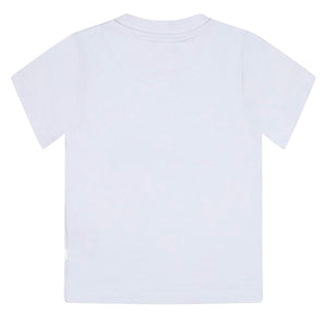 Mitch & Son VINCENZO VALE Bright White Jigsaw T-shirt And Jigsaw Print Shorts MS24211 MS24214