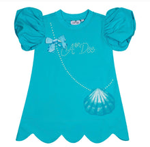 Load image into Gallery viewer, ADee OLYMPIA Aruba Blue Shell Sweat Dress S244713
