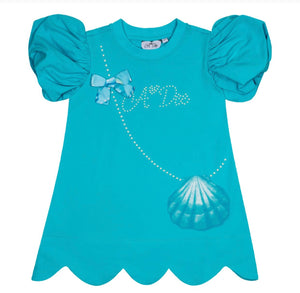 ADee OLYMPIA Aruba Blue Shell Sweat Dress S244713