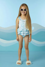 Load image into Gallery viewer, ADee ARIEL Aruba Blue Pearl Print Swimsuit S244802
