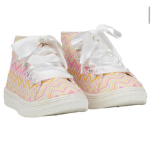 Load image into Gallery viewer, ADee JAZZY Pink Printed Canvas High Top S245102

