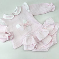 Deolinda Baby Pink Bloomers And Top DBI24704