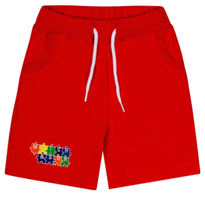 Mitch & Son VANCE Red Hoody Shorts Set MS24204