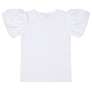 ADee OLIVE Bright White Pearl Print Skirt Set S244519