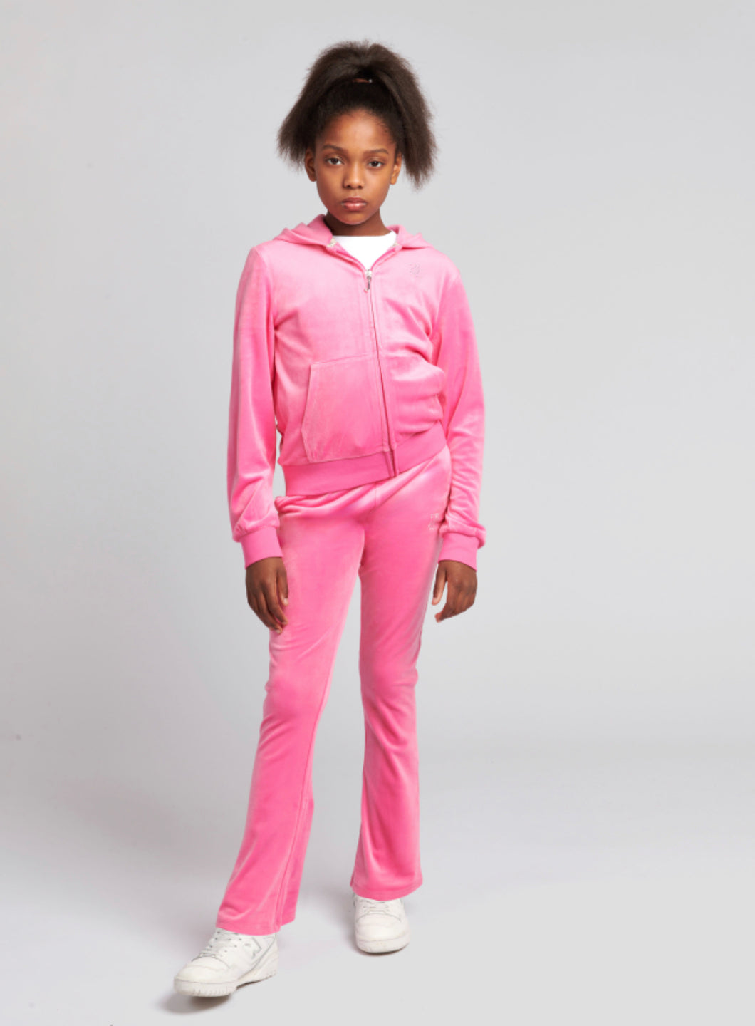 Juicy Couture Bubble Gum Pink Velour Tracksuit JBX6358