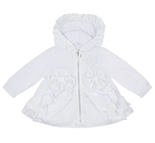 Load image into Gallery viewer, Little A JILLIE Bright White Frill Jacket LA24101
