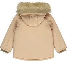 Load image into Gallery viewer, Mitch &amp; Son OLIVER Hazlenut Faux Fur Hooded Jacket MS23501
